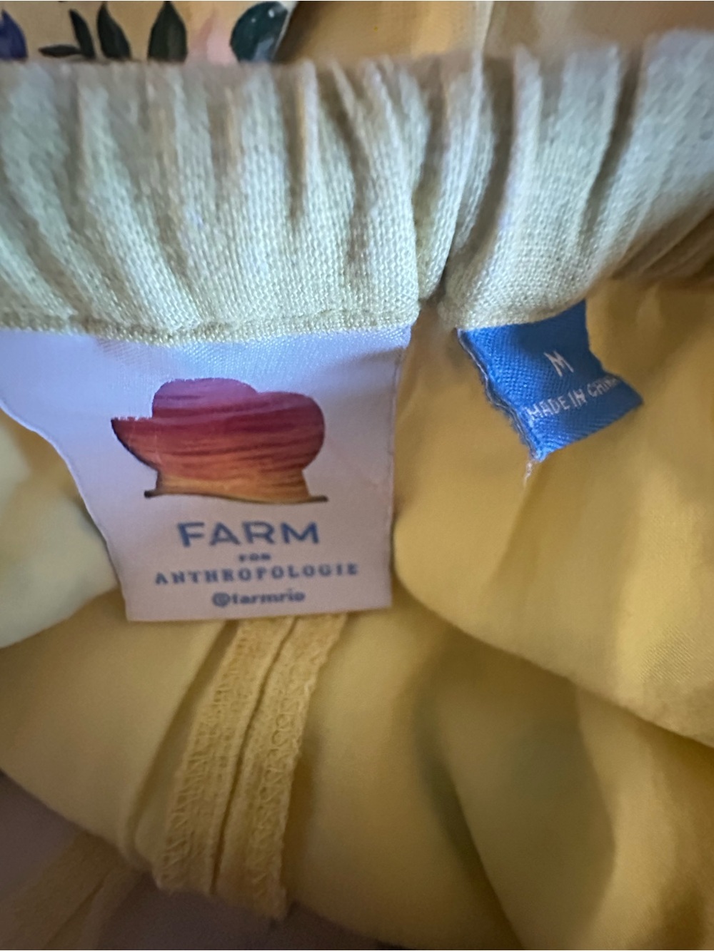 Farm Rio Linen Blend Sunflower Shorts - Picture 6 of 6